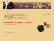 Tablet Screenshot of cafe-block.de
